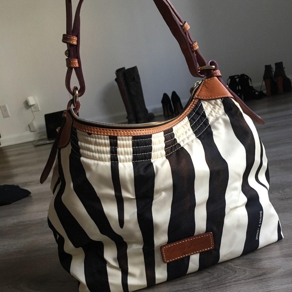 Dooney & Bourke zebra print purse